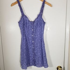 Realisation 100% Silk Ditsy Floral Coquette Mini Sun Dress Size S